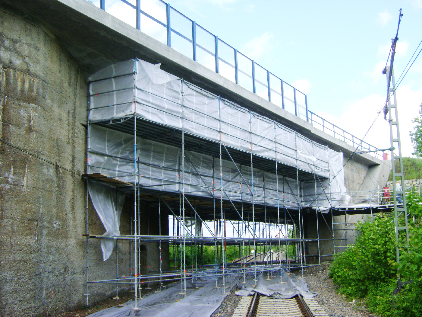  Instandhaltung Brücke über die Bahn